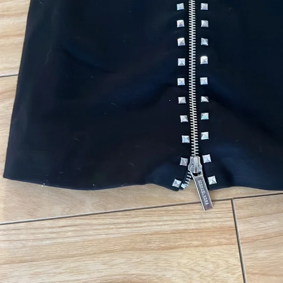 NWT MICHAEL KORS Black Zipper Dress! Size XS! - Picture 4 of 6